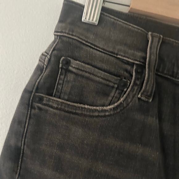 Edwin Women's Candice High Rise Skinny Leg Denim Jeans Washed Black 24 New - Picture 4 of 11